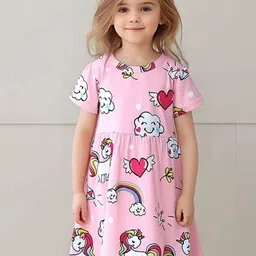 LULU & SKY Girls Printed Maxi Nightdress-26