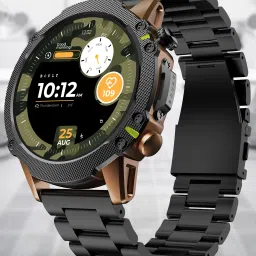 Boult Sterling Pro 1.43" AMOLED, Stainless Steel Metallic Body, BT Calling, Rugged Smartwatch-image-10
