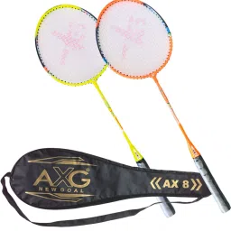 Unstoppable Badminton Racquets Set of 2 Multicolor Strung Badminton Racquet-image-46
