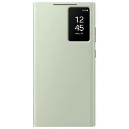 SAMSUNG Flip Cover for Galaxy S24 Ultra (Handy Hidden Pocket, Light Green)-90