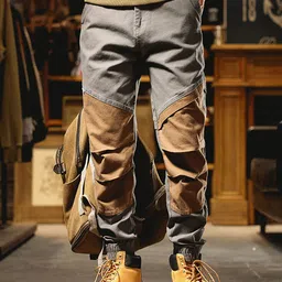 StyleCast Men Colourblocked Joggers Trousers-image-17