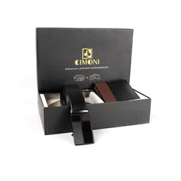 CIMONI Men Belt And Wallet Combo Gift Set-image-18