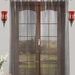 CASA-NEST Transparent 1 Pieces Door Curtain-image-12