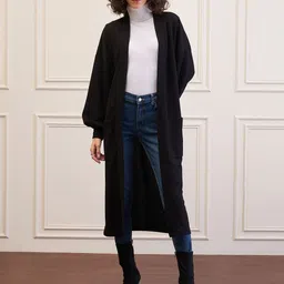 SASSAFRAS Women Longline Shrug-27