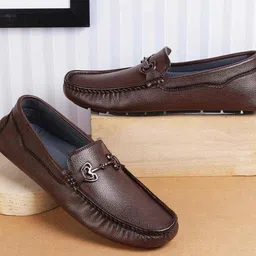 Metro Men Slip-On Driving Shoes-23