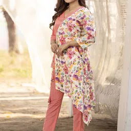 WEAVLLITE Printed Tunic With Trouser Co-Ords image 5
