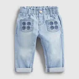 mothercare Girls Regular Fit Mid-Rise Heavy Fade Jeans-image-61