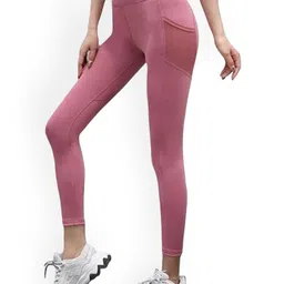 Alexvyan Slim-Fit Breathable Anti-Skid Stretchable Gym Wear Tights With Pocket-picture-52