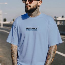 TOGS & TERRE Typography Printed Organic Cotton Drop-Shoulder Sleeves Oversized T-shirt-picture-21