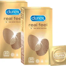 10 Count| For Real Skin on Skin Feeling| Latex Free Pack Of 2 Condom-5