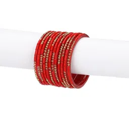 1ST TIME Red Alloy Bangle image 3