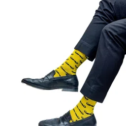 Milk&Whisky Men Patterned Calf Length Socks-image-86