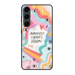 QRIOH Vision Manifest Printed Samsung Galaxy S24 Plus Back Case-image-86