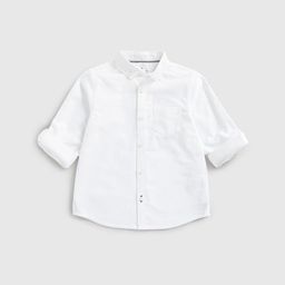 mothercare Boys Button-Down Collar Solid Cotton Casual Shirt-14