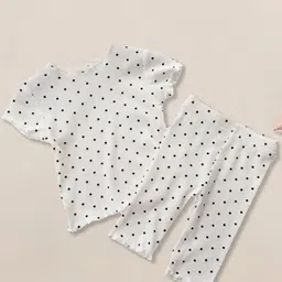 FOREVER FRIDAY Girls Printed Short Sleeves Top With Trouser-image-28