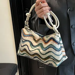 StyleCast x Revolte Ethnic Motifs Printed Structured Sling Bag image 3