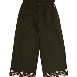 Gini and Jony Girls Floral Embroidered Comfort Flared Culottes Trousers-image-31