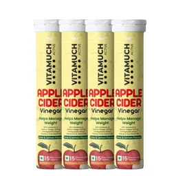 Vitamuch Set Of 4 Apple Cider Vinegar Tablets - 15 Effervescent Tablets Each image 4