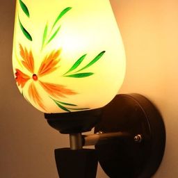 1ST TIME White & Brown Glass Wall Lamp-picture-47