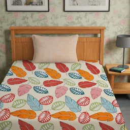 IVAZA Unisex Beige Bedsheets-image-27