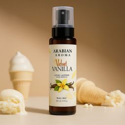Arabian Aroma Velvet Vanilla Long Lasting Body Mist- 110 ml-image-63