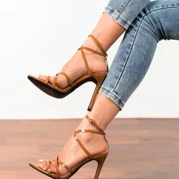GLO GLAMP Devil Land Women Brown Pointed Pencil Heels-picture-37