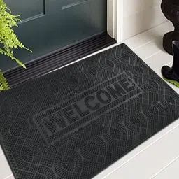 IVAZA Black Anti-Skid Doormats-image-97
