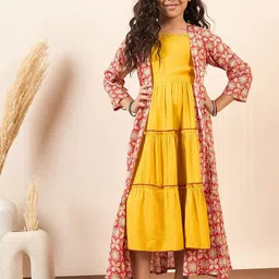 Stylo Bug Floral Print Fit & Flare Midi Dress-image-20