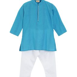 NIRVAAN Boys Regular Pure Cotton Kurta with Pyjamas-38