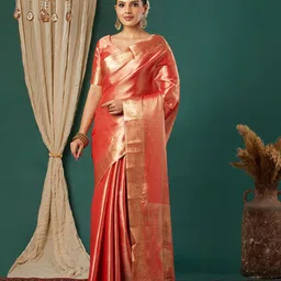 SILKWEAR Woven Design Zari Pure Silk Kanjeevaram Saree-picture-28