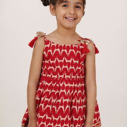 COTLAND FASHION Print Cotton Peplum Top-image-46