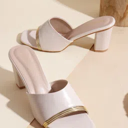 DressBerry Party Block Sandals with Bows-image-42