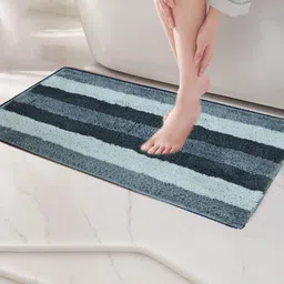 IVAZA Grey Microfibre 1400 GSM Bath Rugs-picture-48