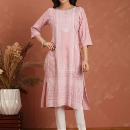 Anouk Women Ethnic Motifs Printed Straight Kurta-picture-14