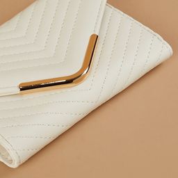 Ginger by Lifestyle Women Quilted PU Two Fold Wallet image 4