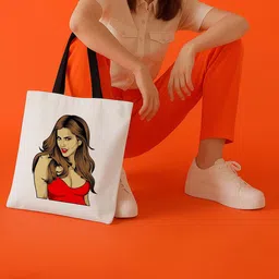 ARTBUG Printed Shopper Tote Bag-image-32