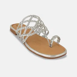 Rubeezz Women Party One Toe Flats-picture-25