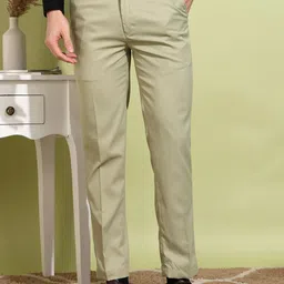 Metronaut Men Regular Fit Mid-Rise Cotton Trousers-image-30