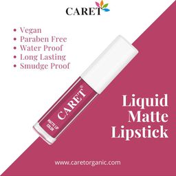CARET ORGANIC Set Of 2 Super-Pigmented Liquid Matte Lipsticks - 2 ml Each - 5 - 8 image 3