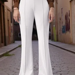 SQew Women Original Bootcut High-Rise Trousers-picture-41
