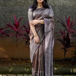 revika Ethnic Motif Zari Woven Pure Silk Kanjeevaram Saree-picture-25