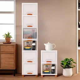 Kuber Industries Transparent 8 Units Reusable Drawer Organisers image 1