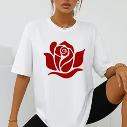 SZN Women Printed Drop-Shoulder Sleeves T-shirt-picture-44