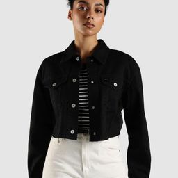 Tommy Hilfiger Women Spread Collar Solid Pure Cotton Tailored Jacket-picture-39