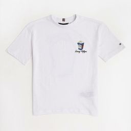 Tommy Hilfiger Boys Graphic Printed Round Neck Pure Cotton Relaxed Fit T-shirt-picture-15