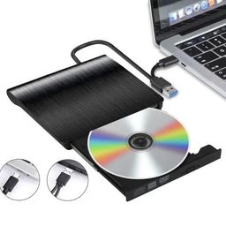 AMAIRIYCA External CD/DVD Drive for Laptop USB 3.0 Player Portable DVD +/-RW Burner DVD/ROM Reader Rewriter Writer Disk Drive Compatible with Laptop Desktop PC Windows Mac Pro image 1