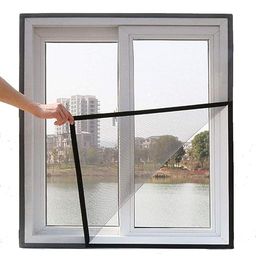 pest guard Pest Guard® Premium Window Net Pre-Stitched with adheshive Hook & Loop Tape for Complete Mosquito Protection for Our Home [Colour - White] Size: image 1