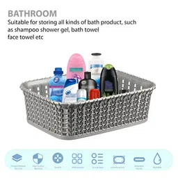 Aura Grey Set of 4 Regular Multi-Utility Organisers image 2