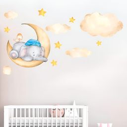 My Kids Wall 13Pcs Grey & Yellow UV Printed Wall Sticker Decals and Stickers-image-23