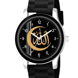 CSAMON Men Printed Analogue Watch B9050BLK Islamic NUM01 CD_SH-57